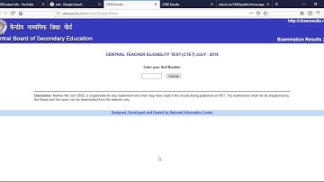 CTET July 2019 final result out,How to check ctet result july 2019