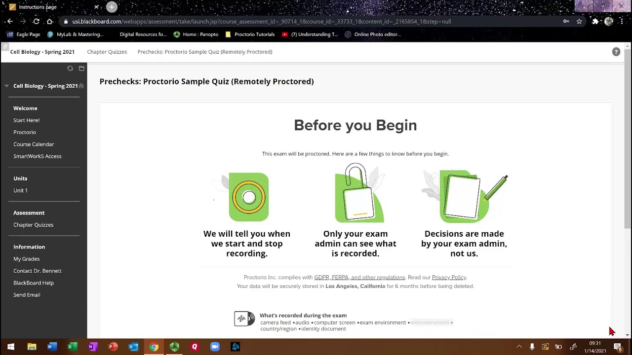 How to use proctorio student perspective youtube