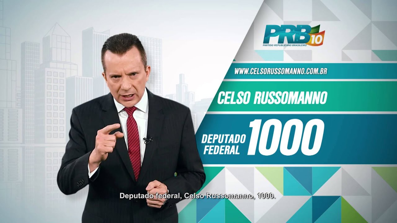 Celso Russomanno 1000 / Sérgio Reis 1011 – deputados federais