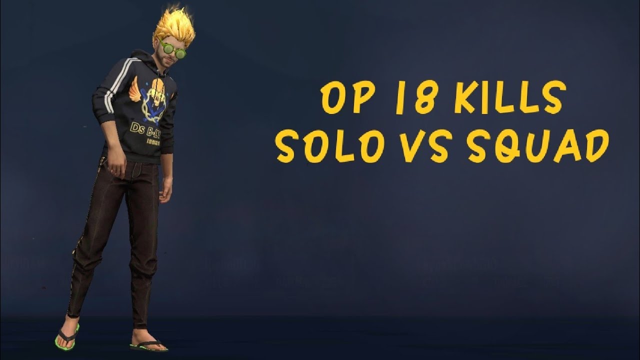 Solo vs Squad || 18 kills Gameplay || FreeFire || Rishu0036 - YouTube
