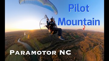 Paramotor Flight at Pilot Mountain - Paramotor NC #PPG #Paramotor