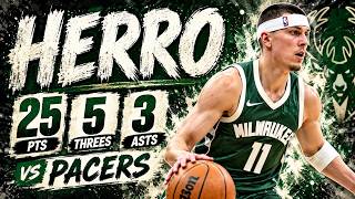 Tyler Herro 25 pts 5 threes 3 asts vs Pacers 2026 Preseason