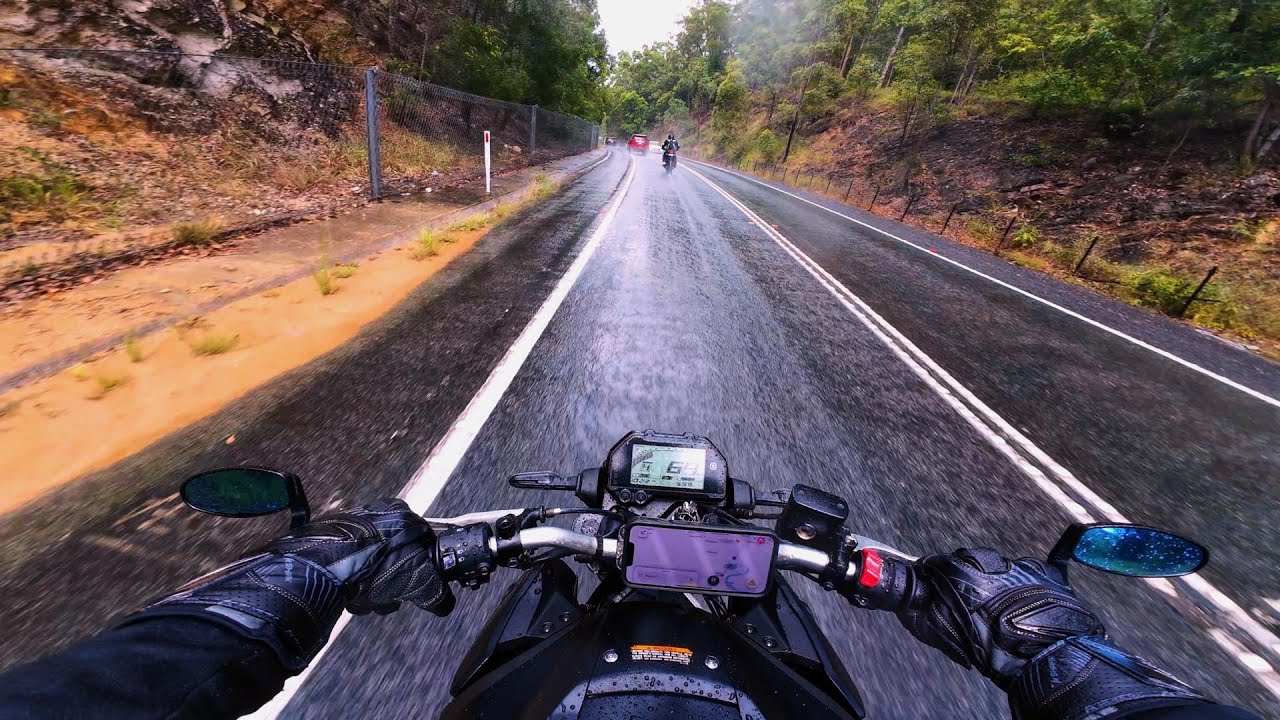 Mountain Cruise With Some Rain | YAMAHA MT-03 | SC PROJECT EXHAUST