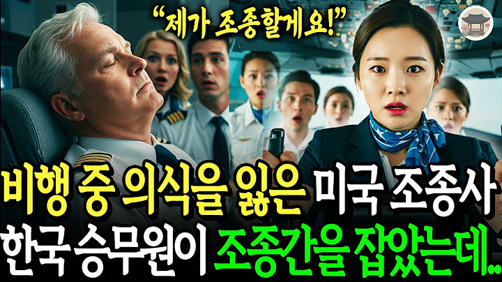"제가 조종할게요!" 미국 항공기가 추락하는 순간, 한국인 승무원이 조종간을 잡자 모두가 환호한 이유