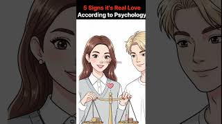 5 signs it's real love accoring to Psychology #reallove#lovetip