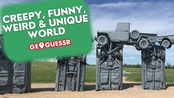 Creepy, Funny, Weird and Unique World: GeoGuessr Game [PLAY ALONG]: Carhenge???