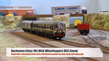 Bachmann 105 With Wheeltappers DCC Sound And Bass Enhanced Speaker
