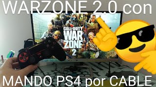 💻🎮 Cómo JUGAR a CoD WARZONE 2.0 con MANDO de PS4 en PC SIN PROGRAMAS FÁCIL y RÁPIDO 🚀