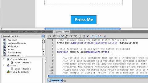 Flash (CS3 or higher) Variables