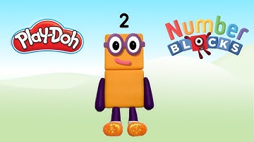 How To Make Numberblocks Two Out Of PlayDoh #Numberblocks #PlayDoh