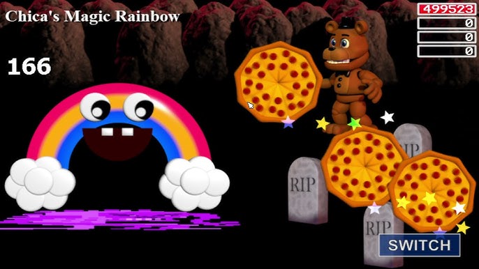 I tried playing Chica's Magic Rainbow on the FNAF World mobile port and I  uhgot a little angry. : r/fivenightsatfreddys