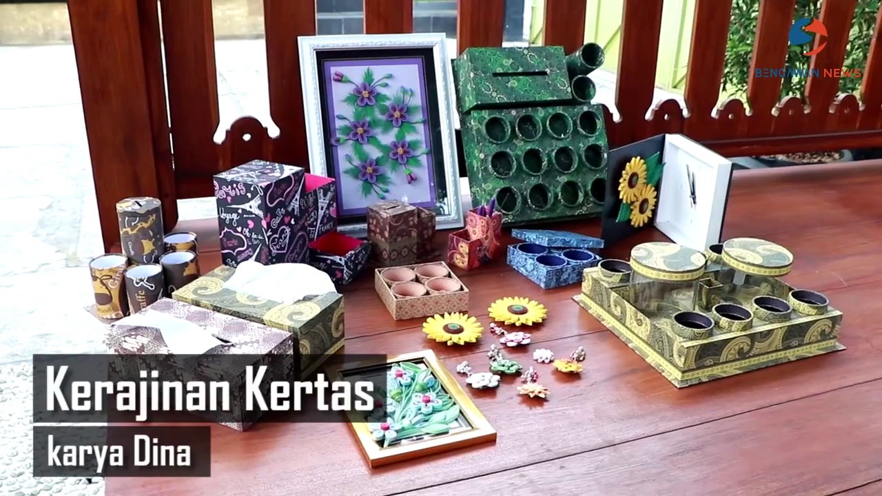  Kerajinan  Kertas  Yang  Unik dan Beraneka Ragam YouTube