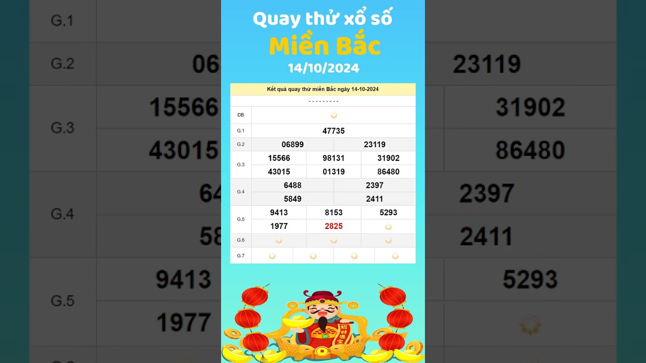 casino bet 7clubs Quay thử XSMB hôm nay ngày 14 tháng 10 - Quay thử xổ số miền Bắc 14/10/2024 - XSMB - SXMB