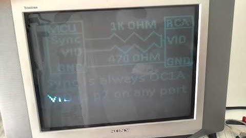 Arduino Mega 2560 Rev3 tv-out test