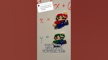 Factoring a trinomial with two variables is a lot easier than you think #shorts