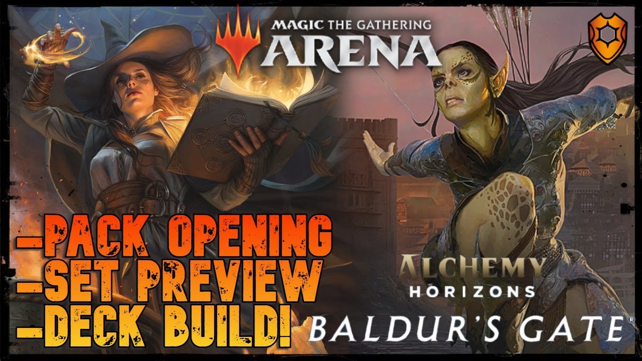 BALDUR'S GATE ALCHEMY HORIZONS PACK OPENING + RAKDOS DEMONS  DEVILS Deck Build PREVIEW IN MTG ARENA