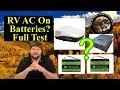 How Long Will an RV AC Run on Two Batteries?
