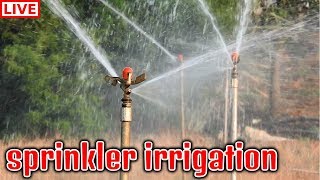 अब खेतों मैं होगी बारिश | Amazing Sprinkler Irrigation System in India | Indian Farmer