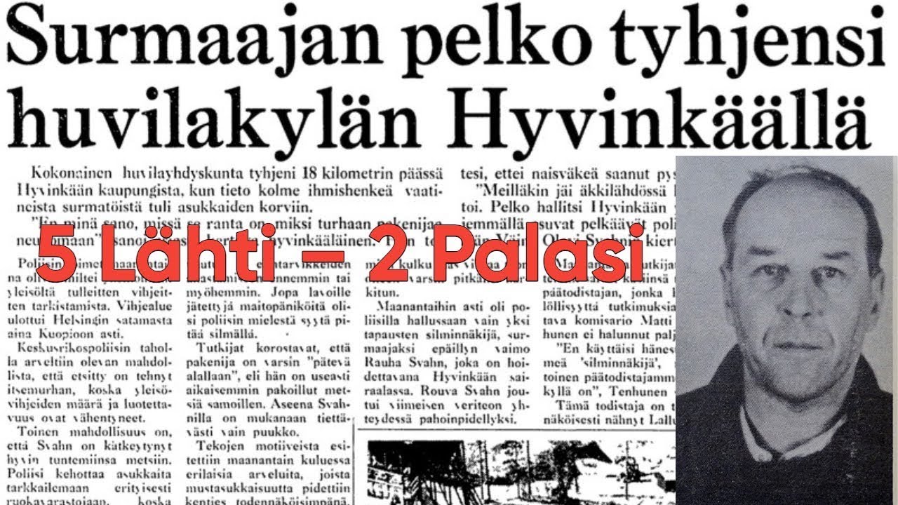 Piknik Hyvinkään malliin: 5 lähti rannalle, vain 2 palasi – Hyvinkään kolmoishenkirikos