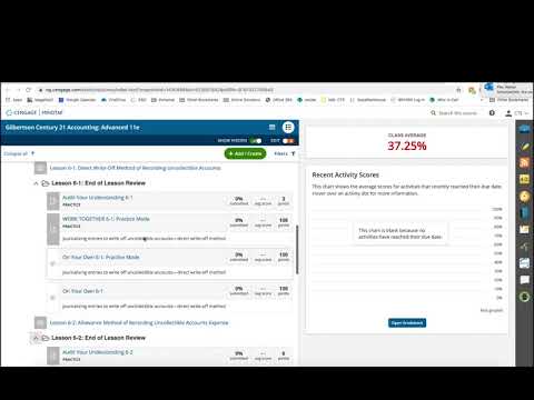 Chapter 6 show activities Advanced Accounting 11e MindTap