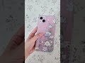 Who can refuse an amazing glamor with romantic clear flower case✨💗#iphone15plus#Gviewin