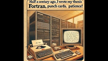Half a century ago, I wrote my thesis – FORTRAN, punch cards, and patience