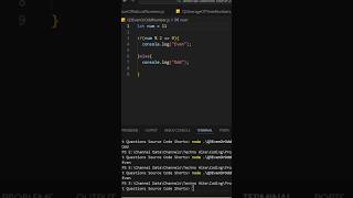 Q3 Even or Odd Number in JavaScript | JavaScript Program to Check Even or Odd #shorts