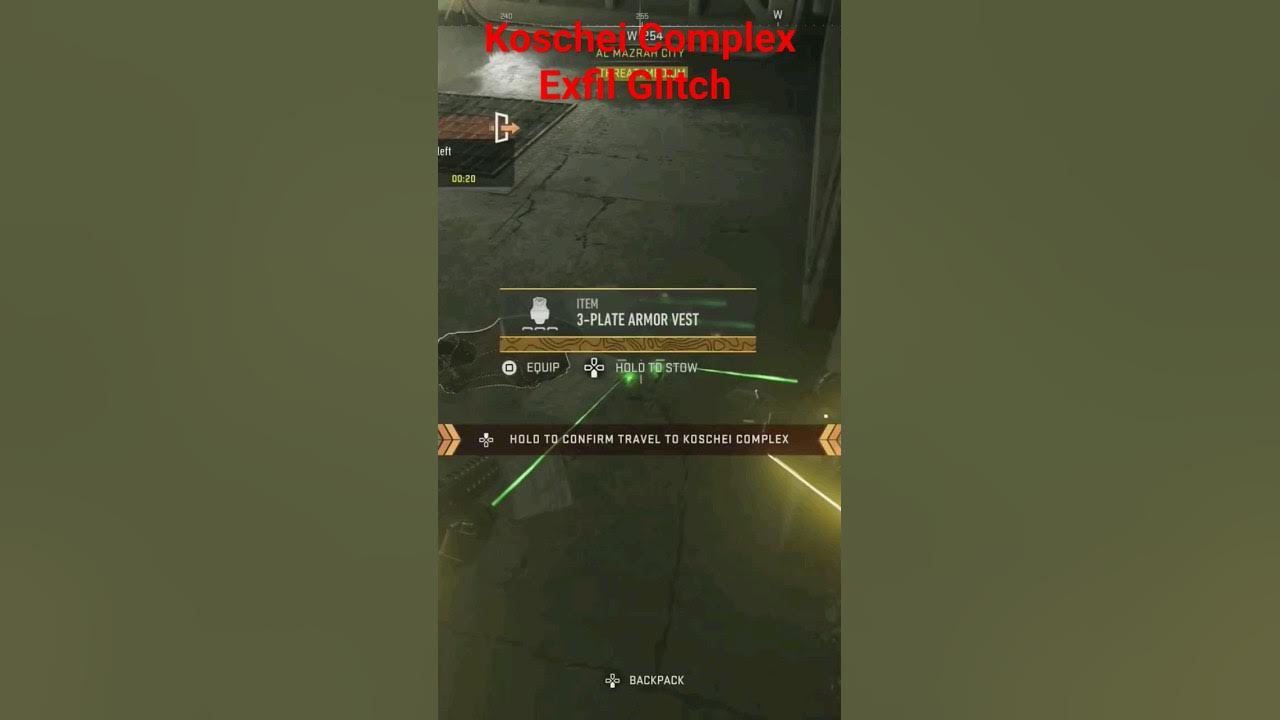 DMZ Koschei Complex Exfil Glitch. Close the game when the screen goes