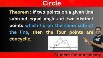 Concyclic Points Theorem | Equal Angles Subtended Proof & Explanation
