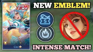 Cici New Emblem Vs Guinevere intense Match Cici Best Build 2025 mlbb
