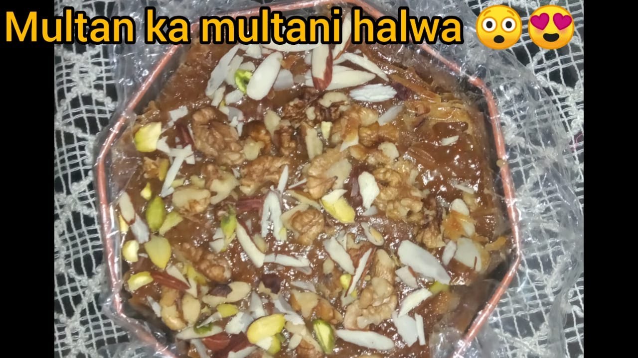 Multan se aya Multani halwa 😳😋 | mychannelvilog - YouTube