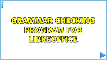 Ubuntu: Grammar checking program for LibreOffice