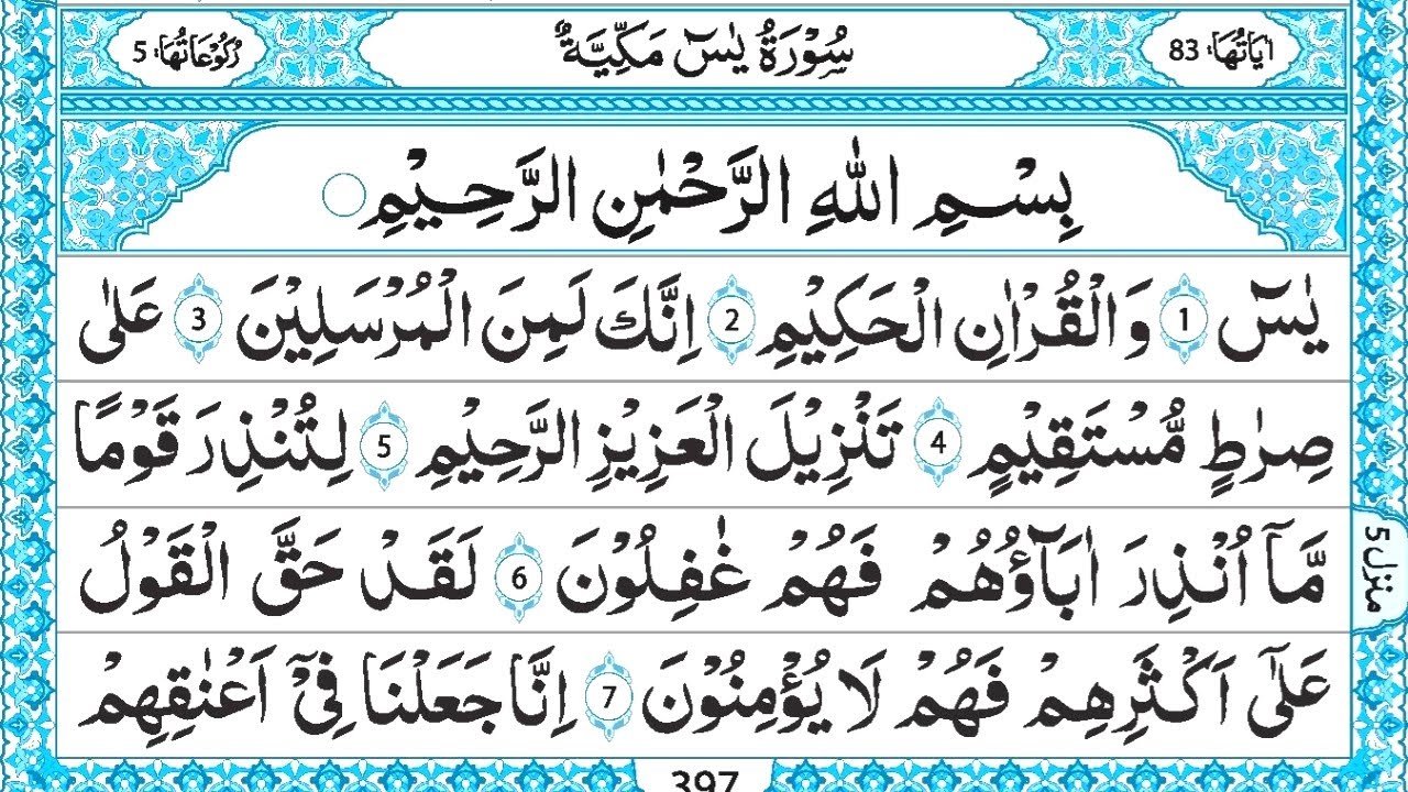 Картина сура ясин