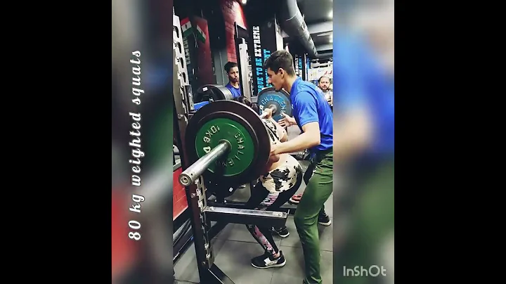 #gymmotivation #weightedsquats #gymlover #80kg #gi...