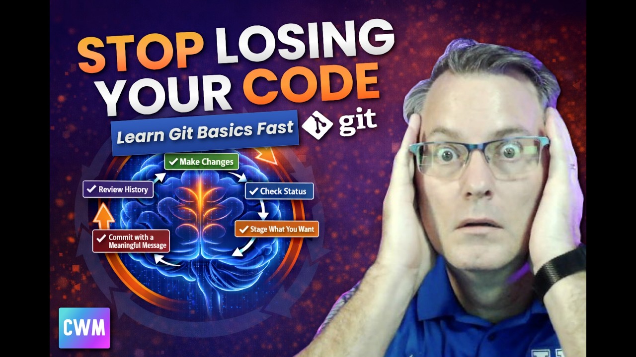 Stop Losing Your Code! Learn Git Basics Fast - YouTube