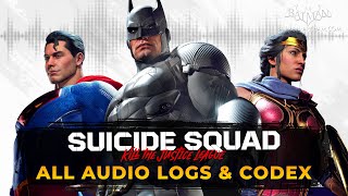 Suicide Squad: Kill the Justice League  All Audio Logs, Tapes and Concept Art [100% Codex]