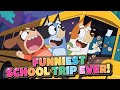 Bluey &amp; Friends Go To School Trip! 🚌 Funny Kids Adventure Story