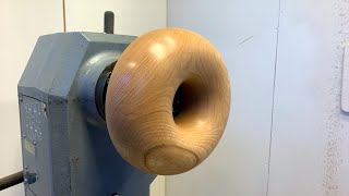 Woodturning - Donut Bowl (Sweet Chestnut)