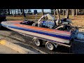 First Fire! Insane 711ci Twin Turbo Hemi Jet Boat is Alive: Finnegan's Garage Ep.93