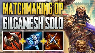 I JUST WANTED A BALANCED GAME! Gilgamesh Solo Gameplay (SMITE Conquest)