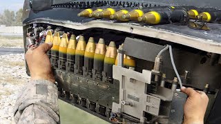 Reloading US Powerful AH64 Chaingun With Hundreds of Scary Rounds