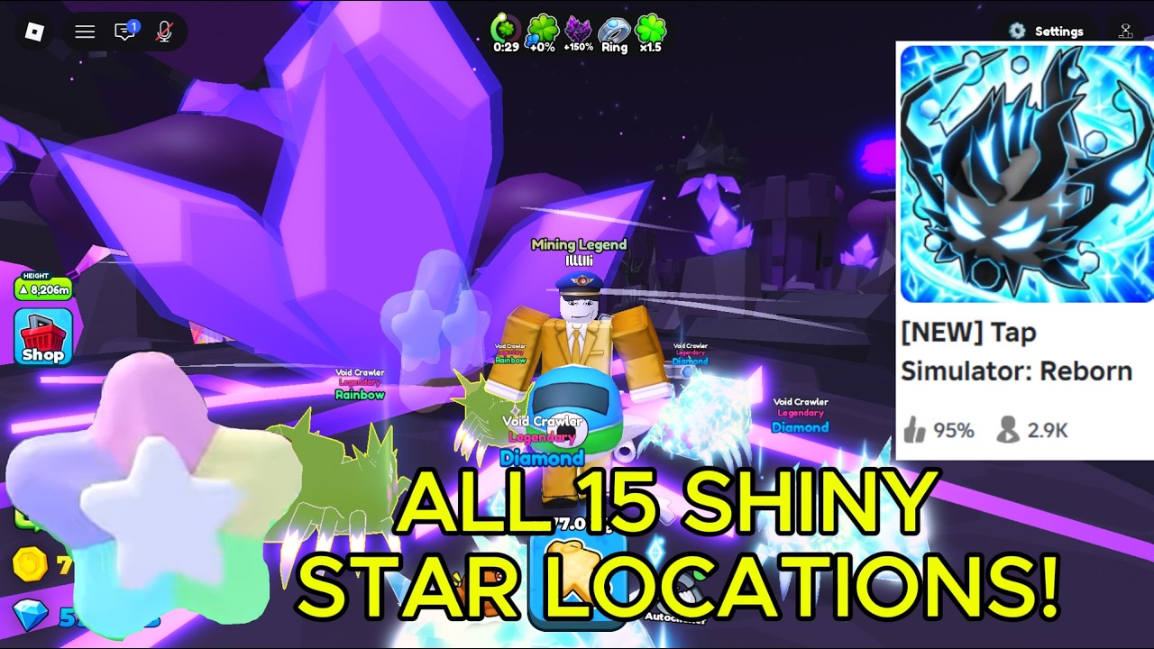 Tap Simulator Reborn Shiny Star route gameplay thumbnail