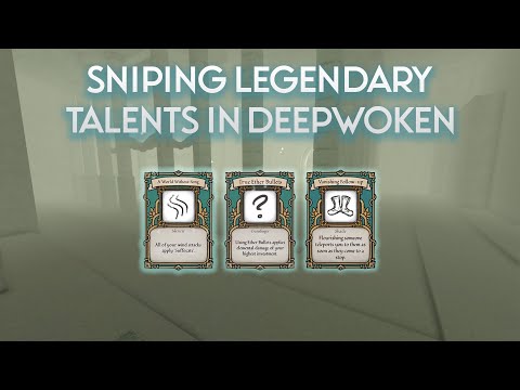 NEW REROLL LEGENDARY TALENTS New Update l Deepwoken 