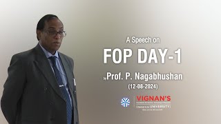 Empowering Teachers for Excellence | VC Prof. Nagabhushan at Faculty Orientation 2024