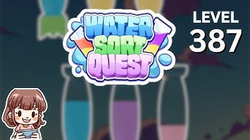 Water Sort Quest Level 387 Solution Walkthrough
