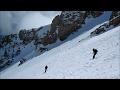 2014.04 Ski rando Grand Chavalard, la pente NE