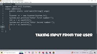 #1 Addition of Two Numbers | Java | Day 1| Learning by doing
