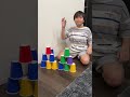 Building with cups!! Part25 #shorts #レオ