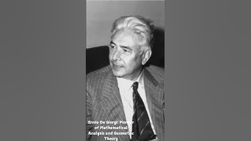 Ennio De Giorgi: Pioneer of Mathematical Analysis and Geometric Theory