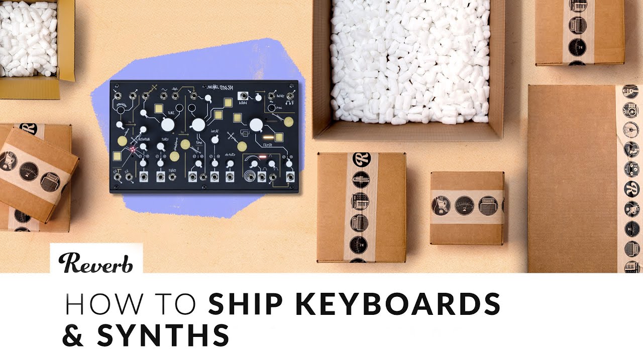 How to Pack and Ship Keyboards and Synthesizers - YouTube